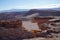 Moon valley atacama desert rocky