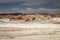 Moon Valley, Valle de la Luna at sunset, Atacama desert, Chile, South America