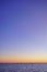 Moon and venus star above ocean