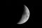 Moon, Waxing Crescent Phase