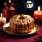 Mooncake , traditional popular sweet dessert cake