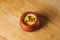 Moondi rabri milk kheer served in pot isolated on mat top view of indian, bangali and pakistani dessert mithai