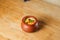 Moondi rabri milk kheer served in pot isolated on mat top view of indian, bangali and pakistani dessert mithai