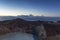 Moonlight view of lakes at Mount Kelimutu