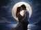 Moonlit Enchantment: A Magical Kiss