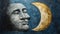 Moonlit Face: A Sculptural Impasto Painting With Historical Realism