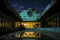 Moonlit Silence Caresses Abandoned Pool, Echoing Forgotten Summers