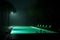 Moonlit Silence Caresses Abandoned Pool, Echoing Forgotten Summers