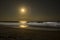 Moonrise in the coast.