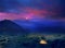 Moonrise in the foothills of the Alps