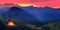 Moonrise in the foothills of the Alps