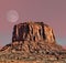 Moonrise Monument Valley Arizona Navajo Nation