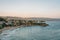 Moonrise over Crescent Bay in Laguna Beach, Orange County, California