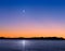 Moonrise Over Mountains