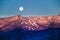 Moonrise over Mt. Mansfield, Stowe, Vermont, USA