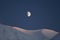 Moonrise over Turnagain Pass