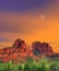 Moonrise Sedona Arizona