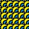 Moons Stars Seamless Pattern Background