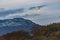 Moonscape and andes mountains, tierra del fuego, argentina