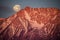 Moonset Behind Basin Mountain
