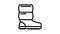 moonwalker footwear line icon animation