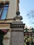 moor statue on the stone wall of the building