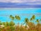 Moorea Tropical paradise, Idyllic turquoise beach in French Polynesia, Tahiti