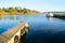 Moored fishing boat