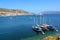 Moored yachts, Bodrum, Turkey