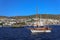 Moored yachts, Bodrum, Turkey