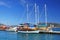 Moored yachts, near Kekova island