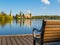 Mooring at the Castle Lake, Frederiksborg Slot, Hillerod, Denmark