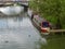 Mooring narrowboats in Tewkesbury