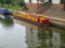 Mooring narrowboats in Tewkesbury