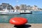 Mooring point in Cherbourg France