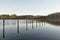 Mooring Poles in a lake