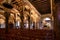 Moorish architecture inside the Mezquita Cathedral in Cordoba, Andalusia, Spain