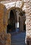 Moorish archway, Malaga castle.
