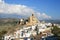 Moorish castle of Andalusian Iznajar, Spain