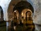 Moorish cistern Aljibe in Caceres. Former mosque under the Muslim rule in Spain