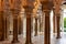 Moorish-Taifa north side halls facing the courtyard at Aljaferia Palace