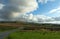 Moorland landcape in the Snowdonia national park in north Wales, near the royal town of Caernarfon