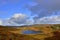 Moorland Loch Landscape of Scottish Hebridean Island