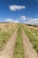 Moorland track in Northumberland, UK