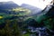 Moos in passeier in Autumn, Village in South Tyrol (Italy)