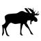 Moose antler silhouette eps crafteroks