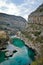 Moraca river canyon, Montenegro, harmony of nature