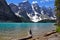 Moraine Lake in Alberta, Canada