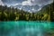 Moraine lake in Banff National Park, Canadian Rockies, Canada.