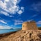 Moraira Castle beach at Mediterranean Alicante